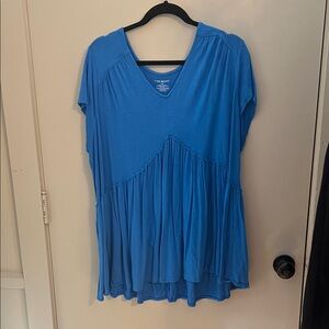 Lane Bryant Vibrant Blue Tunic Top